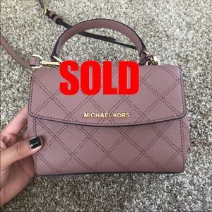 Michael Kors Mauve Pink Crossbody Bag
